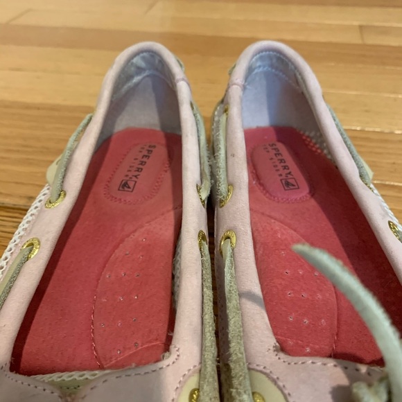 Sperry Top Sider Womens Leather Mesh Boat Shoes - Picture 10 of 14